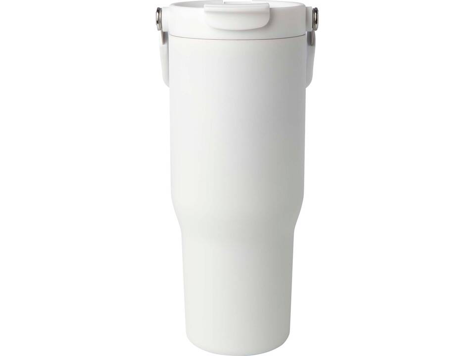 Gobelet avec isolation sous vide Bronx en cuivre et acier inoxydable recyclé certifié RCS Bronx de 900 ml avec couvercle à double fonction 3