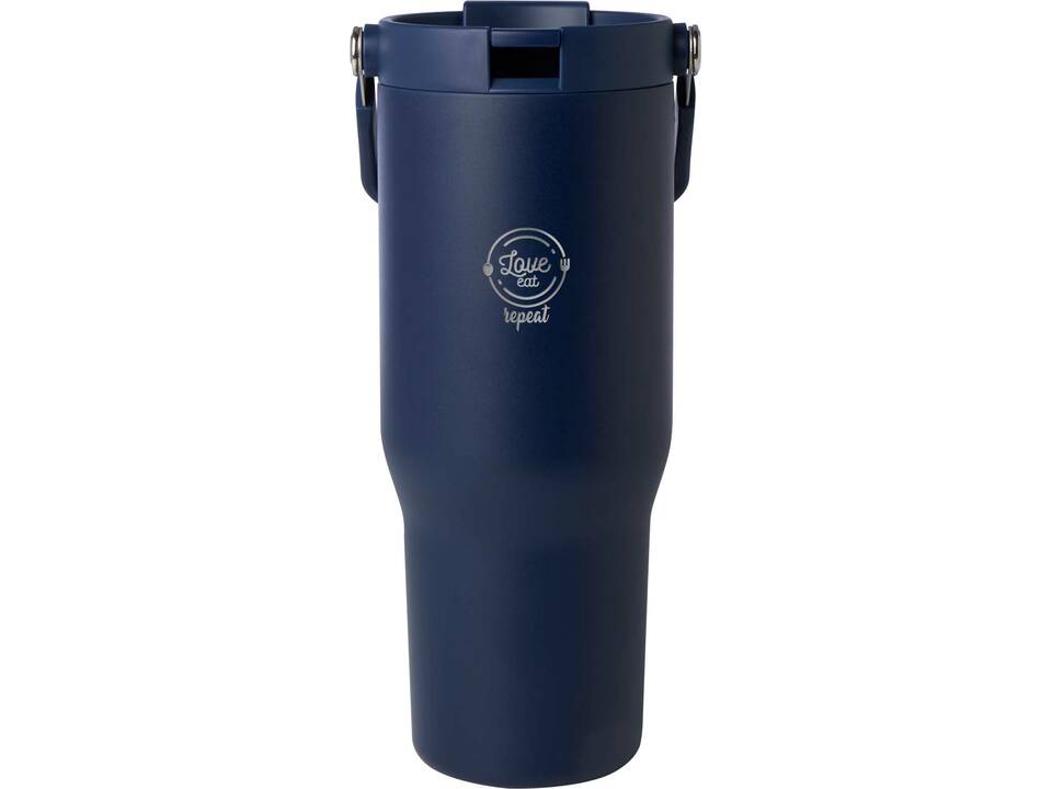 Gobelet avec isolation sous vide Bronx en cuivre et acier inoxydable recyclé certifié RCS Bronx de 900 ml avec couvercle à double fonction 9