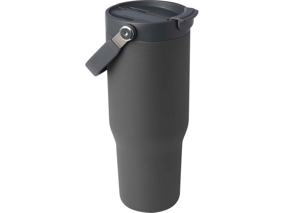 Gobelet avec isolation sous vide Bronx en cuivre et acier inoxydable recyclé certifié RCS Bronx de 900 ml avec couvercle à double fonction 15