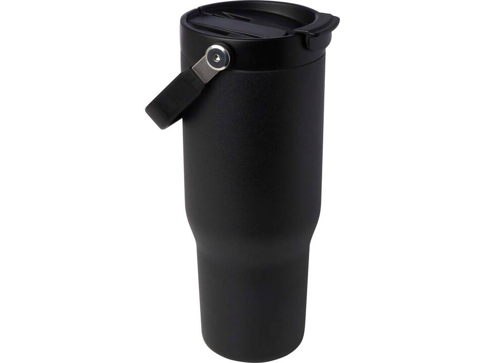 Gobelet avec isolation sous vide Bronx en cuivre et acier inoxydable recyclé certifié RCS Bronx de 900 ml avec couvercle à double fonction 29