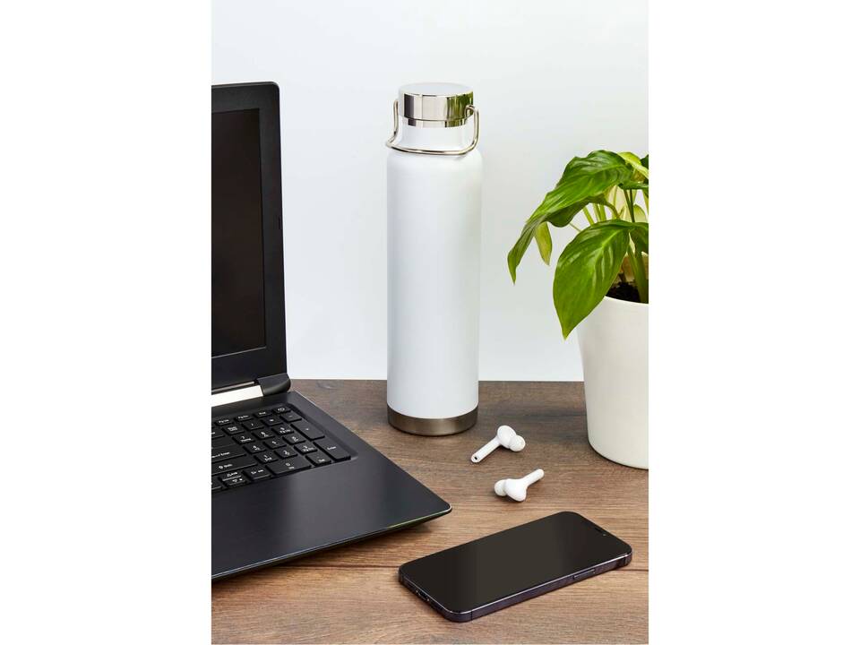 Bouteille avec isolation sous vide Astra de 650 ml en cuivre et acier inoxydable recyclé certifié RCS 25