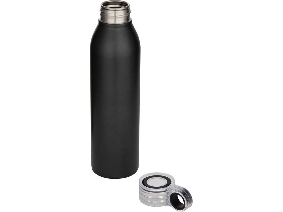 Bouteille d’eau Grom de 650 ml en acier inoxydable recyclé certifié RCS 15