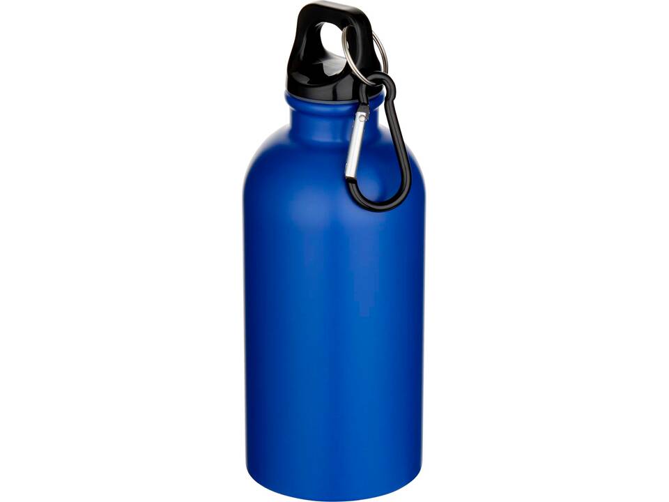 Bouteille d’eau Oregon de 400 ml à simple paroi, en acier inoxydable recyclé certifié RCS avec mousqueton 2