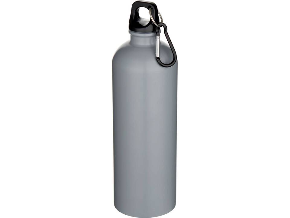 Bouteille d’eau Oregon de 750 ml en acier inoxydable à simple paroi certifiée RCS, recyclé mat avec mousqueton 8