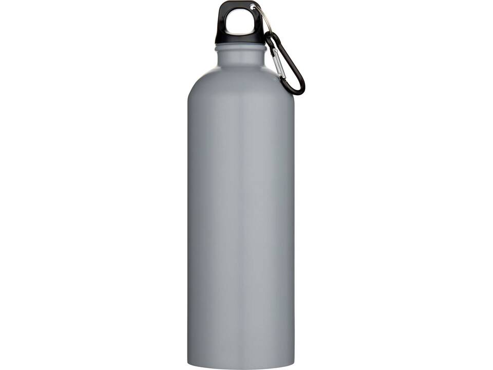 Bouteille d’eau Oregon de 750 ml en acier inoxydable à simple paroi certifiée RCS, recyclé mat avec mousqueton 10