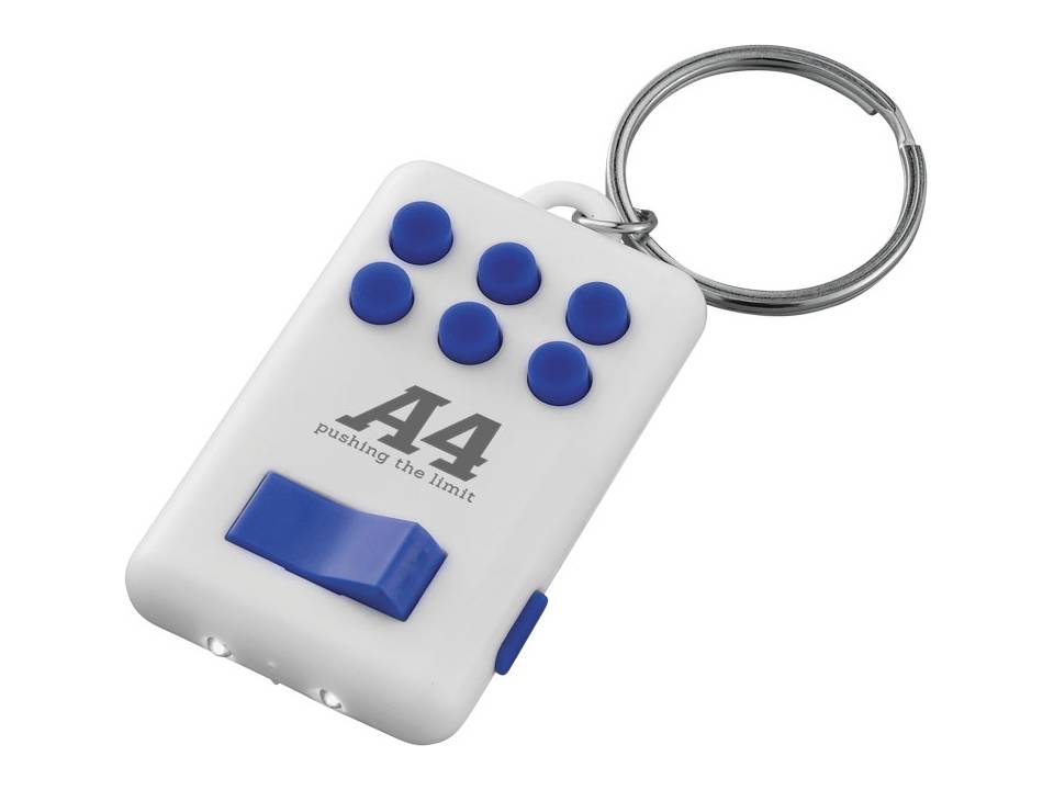 Porte-clés avec mini lampe flip and click 13