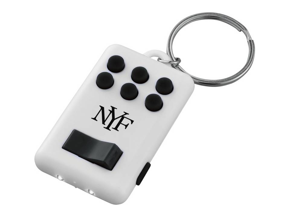 Porte-clés avec mini lampe flip and click 2