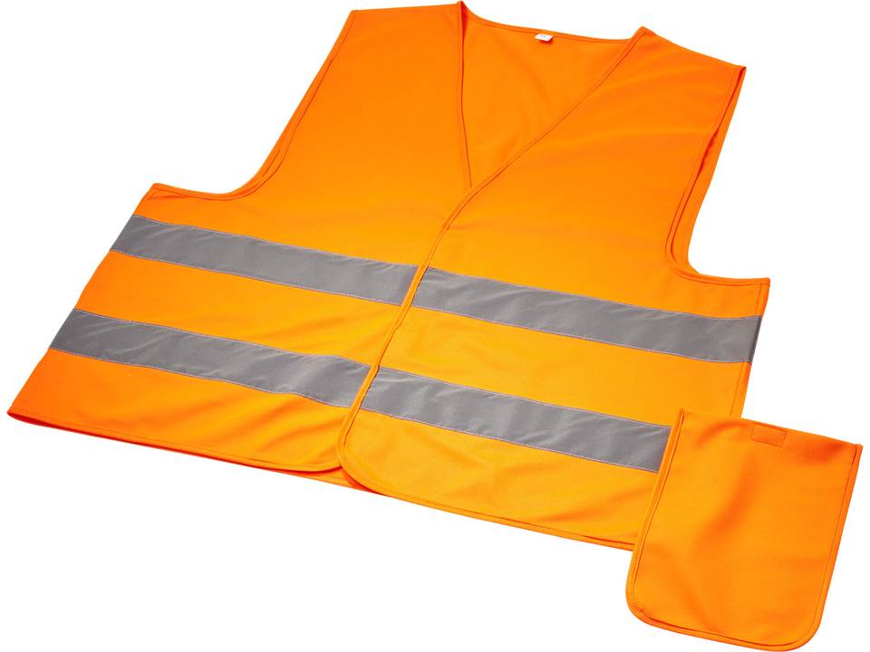 Gilet de sécurité jaune avec étui 5