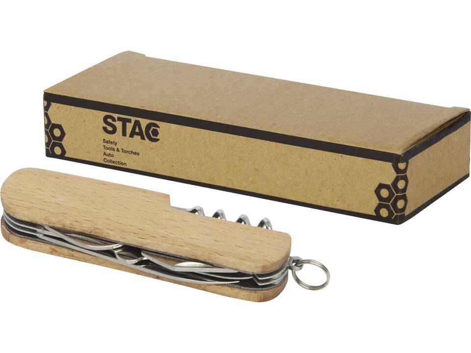 Couteau de poche Richard en bois à 7 fonctions 7