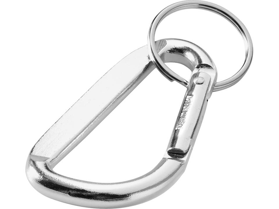 Porte-clés mousqueton Timor en aluminium recyclé 9