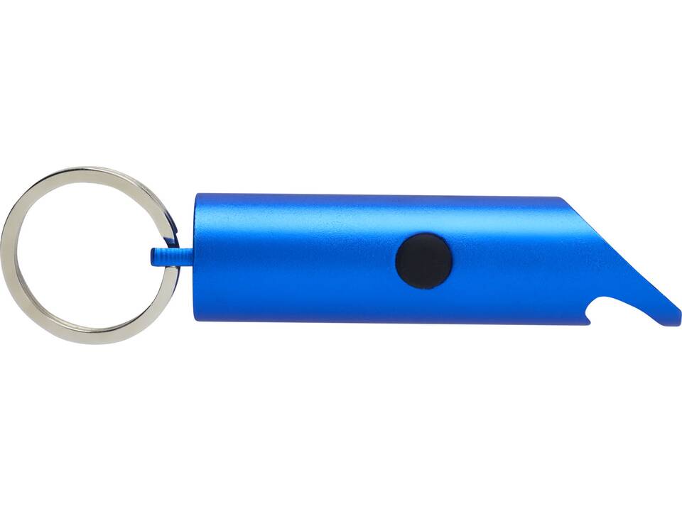 Lumière LED IPX Flare en aluminium recyclé et ouvre-bouteille avec porte-clés 8