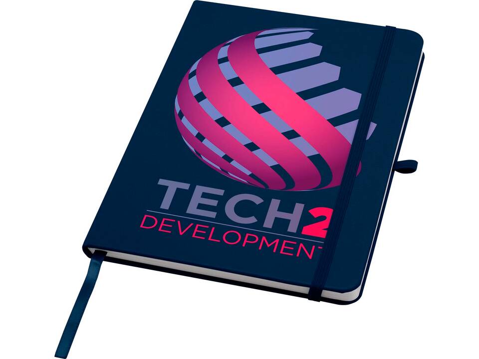 Carnet A5 Teak ligné recyclé à couverture rigide 26