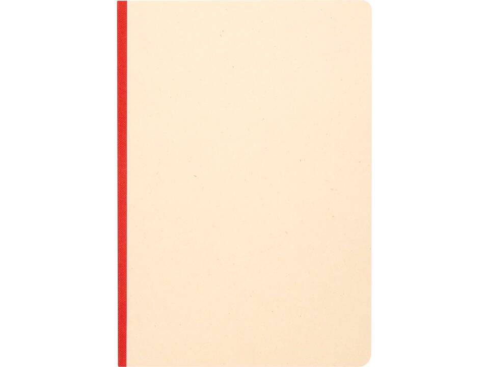 Carnet A5 Liliana à couverture souple en canne à sucre et RPET 2