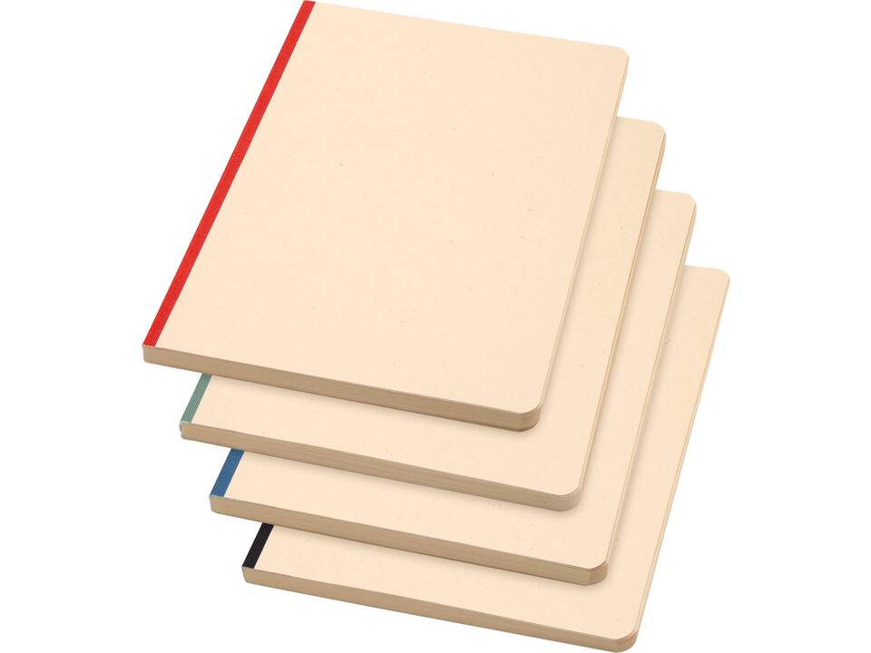 Carnet A5 Liliana à couverture souple en canne à sucre et RPET 5