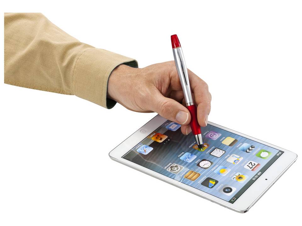 Stylo à bille avec fonction stylet et surligneur Nash 9