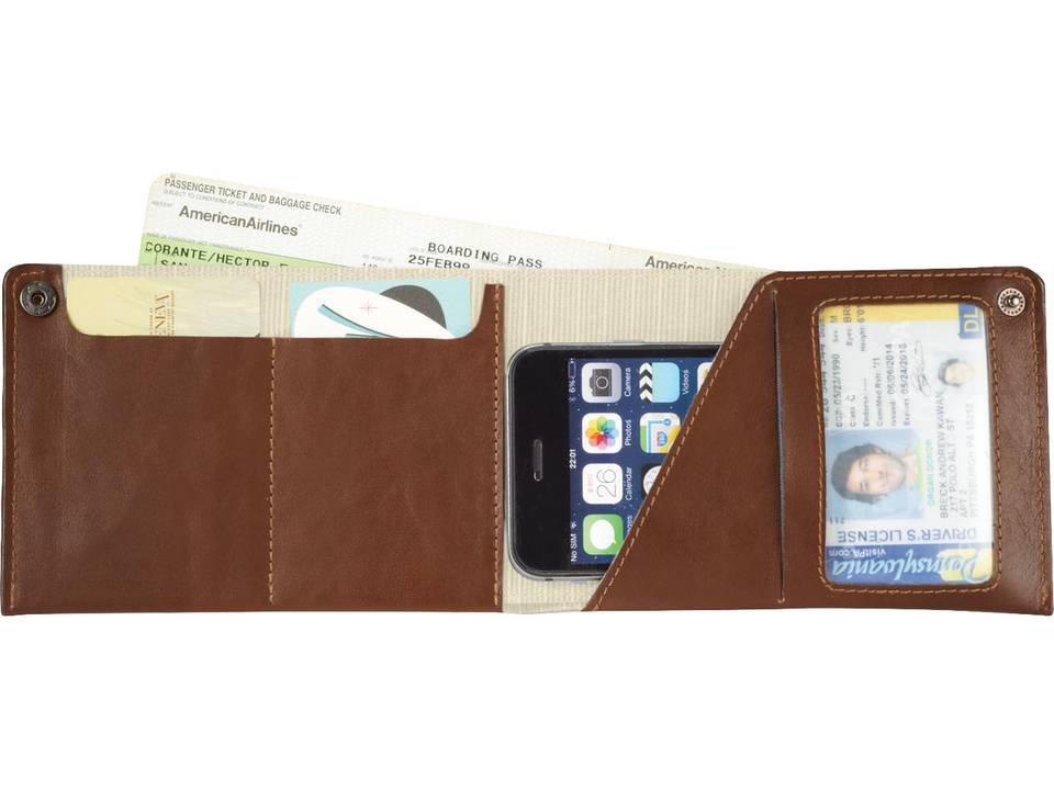 Portefeuille de voyage en cuir 3