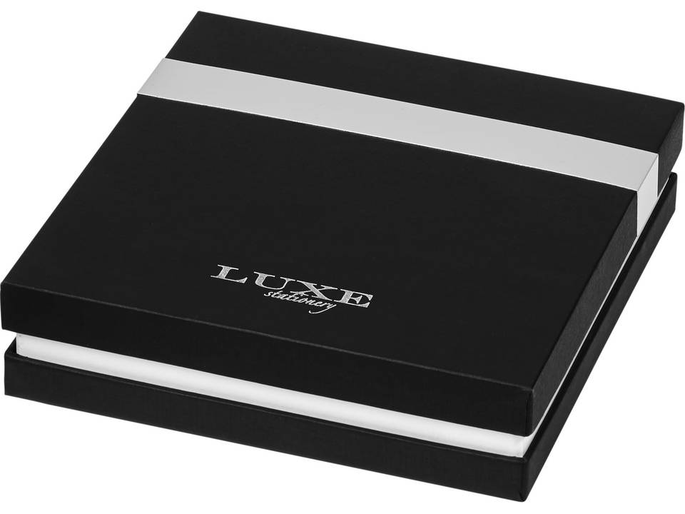 Coffret cadeau avec cahier A6 et stylo bille Legatto 1
