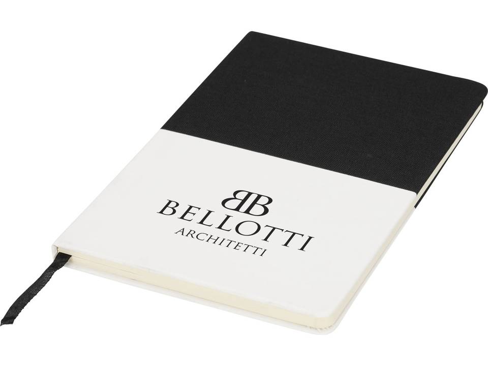 Carnet A5 en toile à deux tons 2