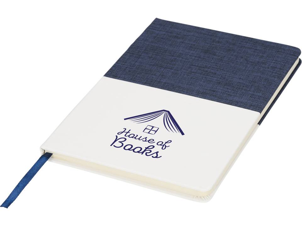 Carnet A5 en toile à deux tons 6