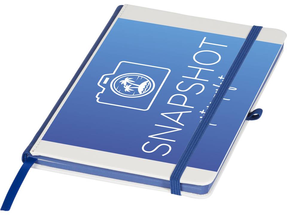 Carnet pour impression digitale avec couverture en PU et tranche colorée 15