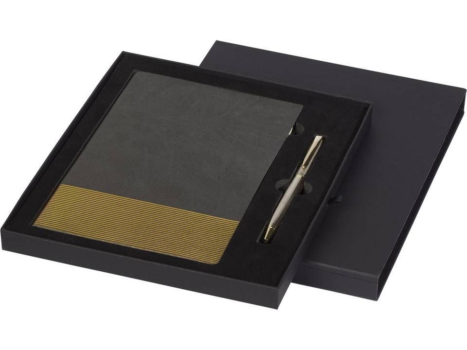 Carnet Midas & ensemble-cadeau stylo 10
