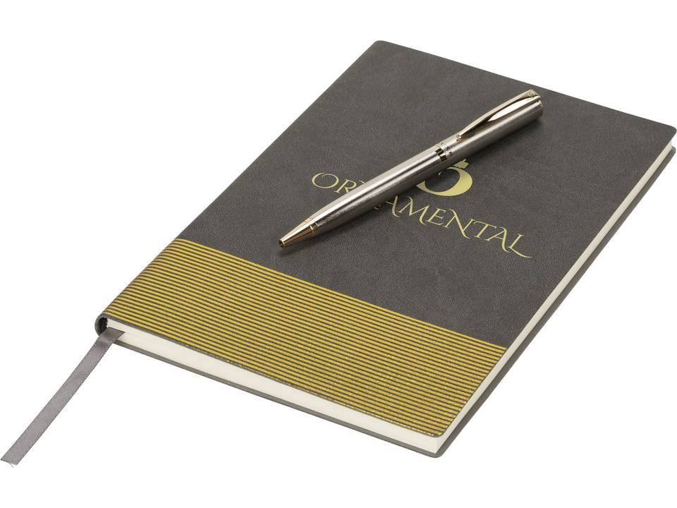 Carnet Midas & ensemble-cadeau stylo 7