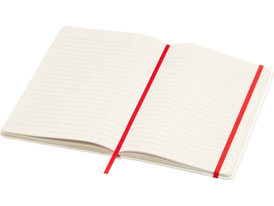 Carnet A5 recyclé Bass ligné à couverture rigide 10