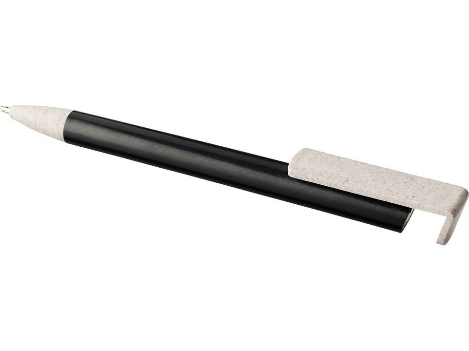 Stylo à bille en paille de blé et étui pour téléphone Medan 5