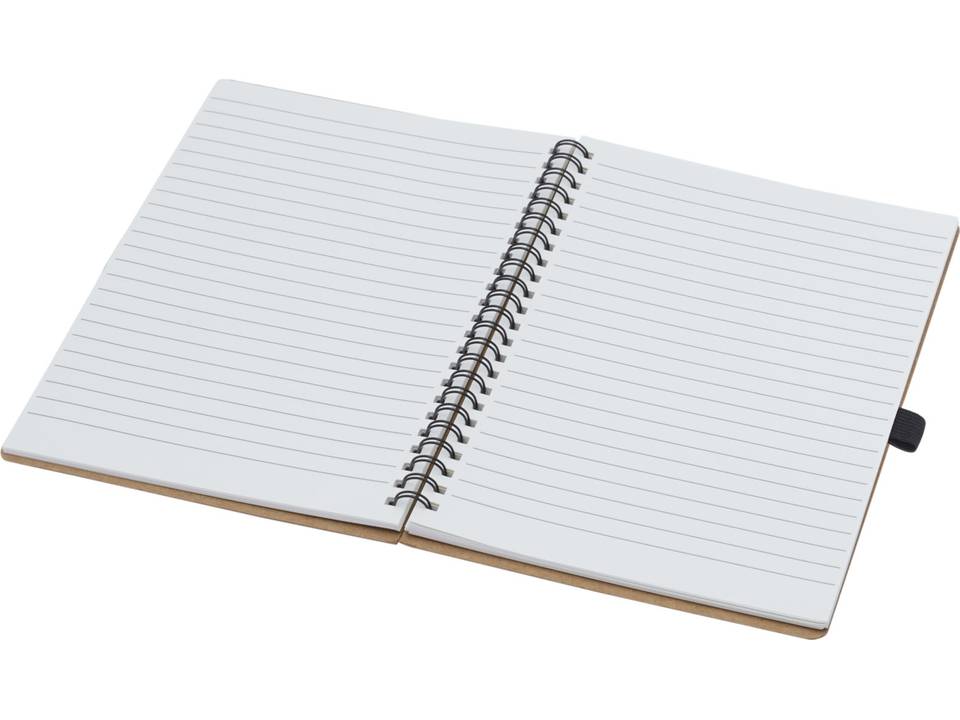 Carnet Cobble A5 à spirales en carton recyclé avec papier de pierre 5