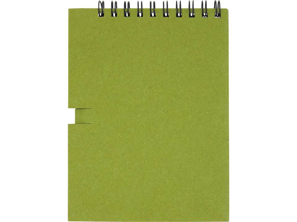 Carnet à spirales Luciano Eco avec crayon, petit format 16