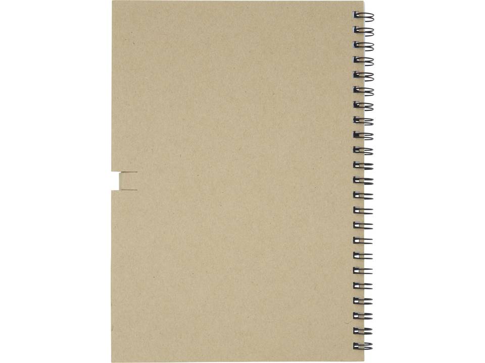 Carnet à spirales Luciano Eco avec crayon, moyen format 4