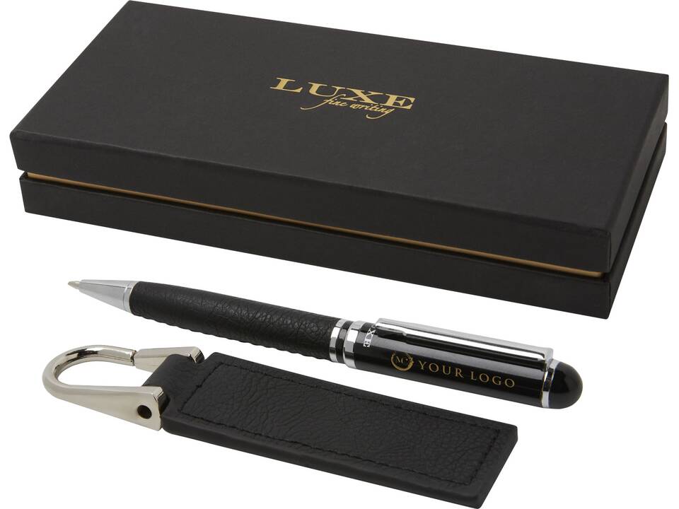 Coffret cadeau Verse avec stylo bille et porte-clés 2