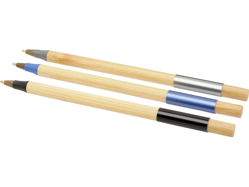 Parure Kerf de stylos en bambou, 3 pièces 4