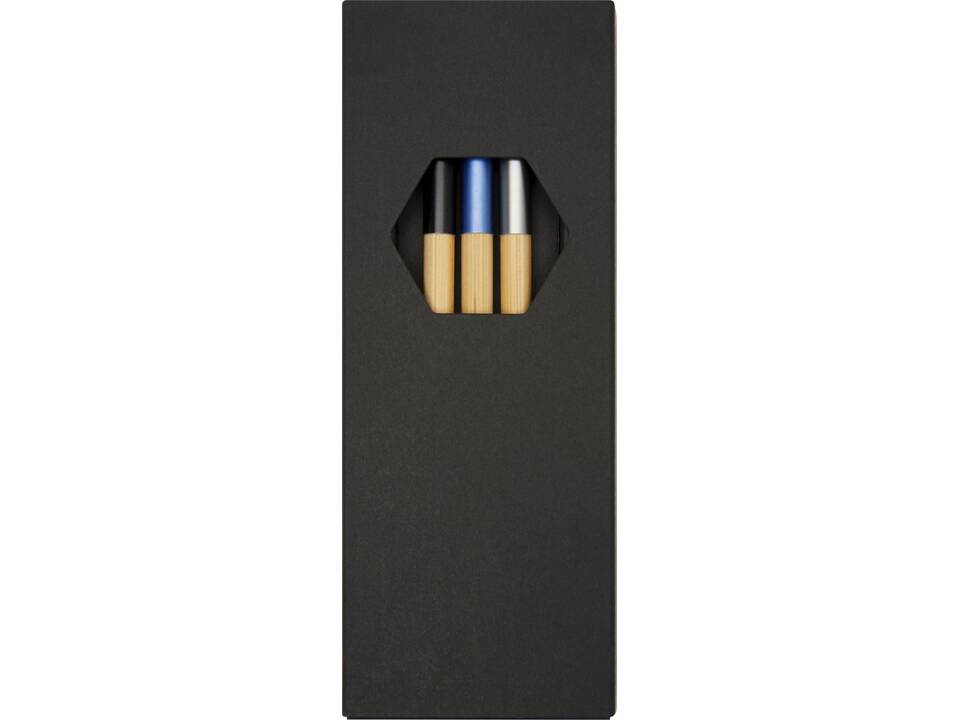 Parure Kerf de stylos en bambou, 3 pièces 5