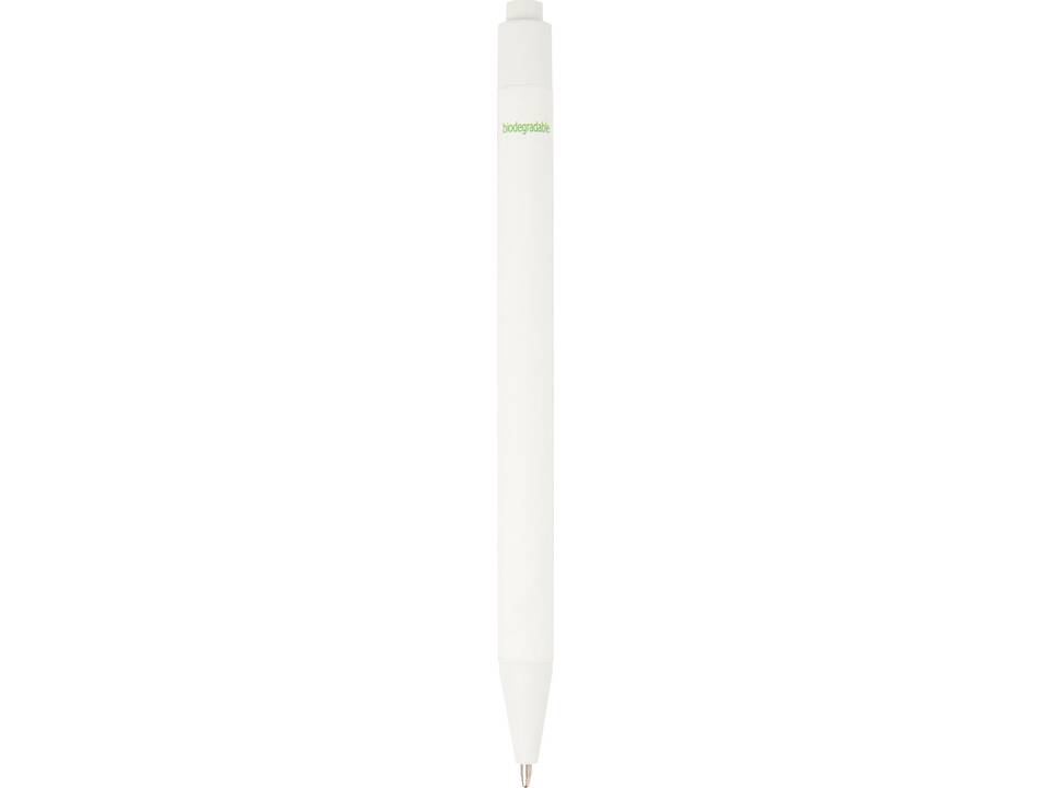 Stylo bille Chartik monochromatique en papier recyclé avec finition mate 2