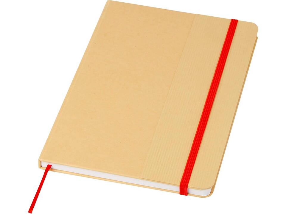 Carnet à couverture rigide A5 Nelida en carton recyclé 13