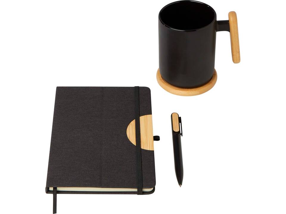 Coffret cadeau Laura avec carnet à couverture rigide A5 et stylo bille 4