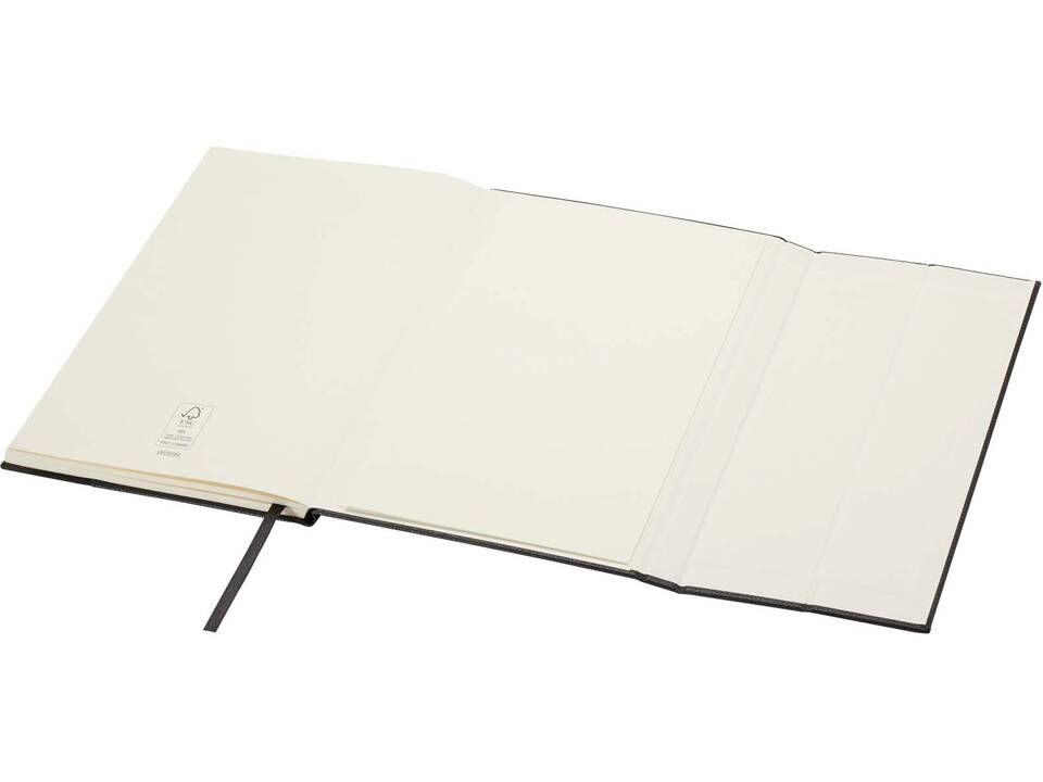 Carnet à couverture rigide en PU recyclé Alejandra A6 15