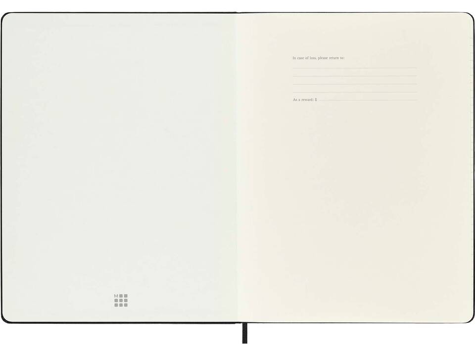 Agenda XL hebdomadaire 12 mois Moleskine à couverture rigide 4
