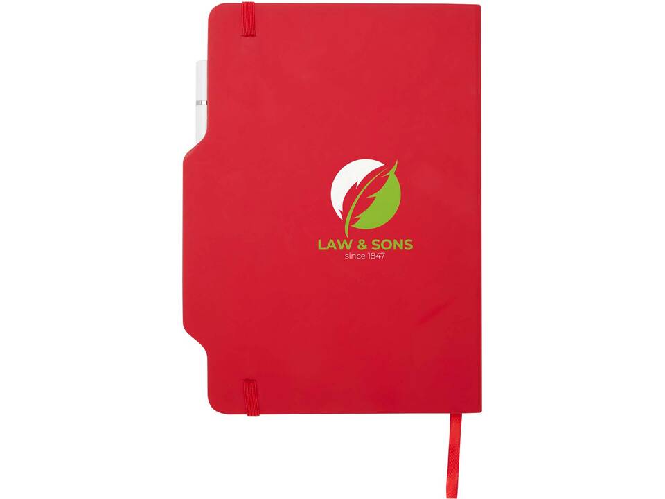 Carnet à couverture rigide Nexus A5 avec stylo et crayon (encre noire) 2