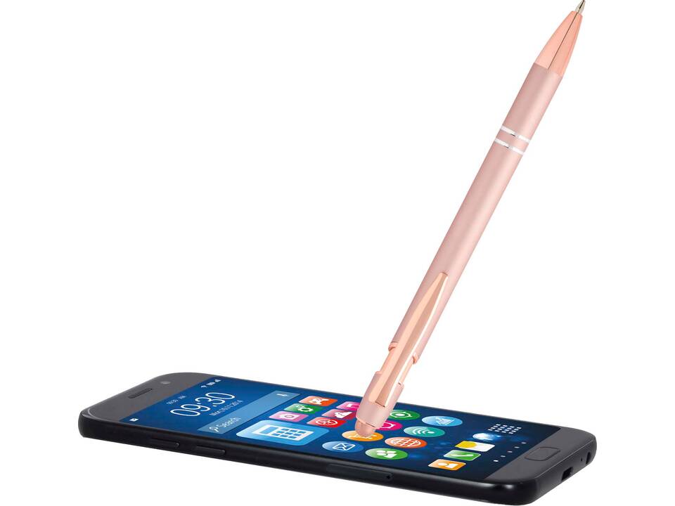 Stylo bille Nanna avec finition or rose (encre bleue) 14