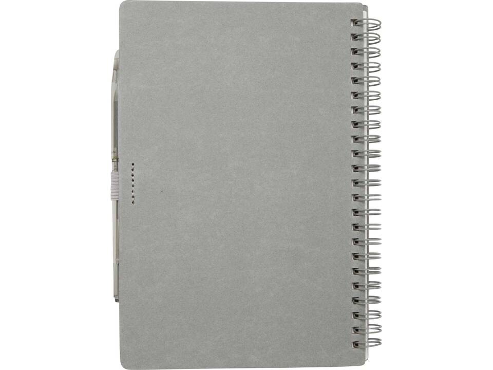 Carnet à couverture souple réutilisable et parure de stylos Slate (encre noire) 12
