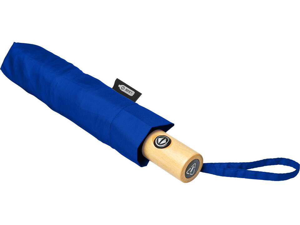 Parapluie en PET recyclé pliable 21" à ouverture/fermeture automatique Bo 9