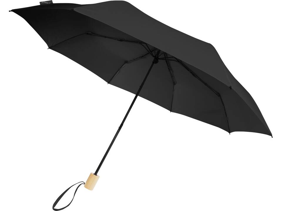 Parapluie 21" pliable windproof en PET recyclé Birgit 14