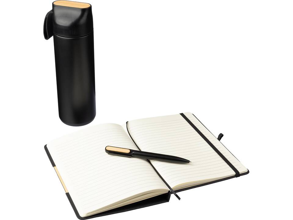 Coffret cadeau gourde, stylo et carnet 5