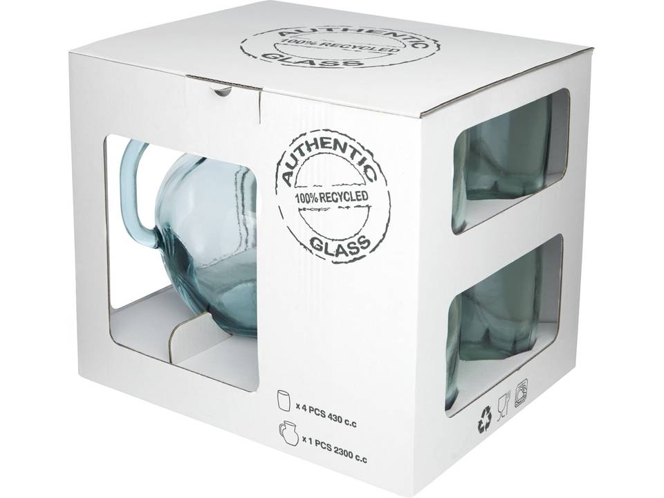 Ensemble Terazza de 5 pièces en verre recyclé 3