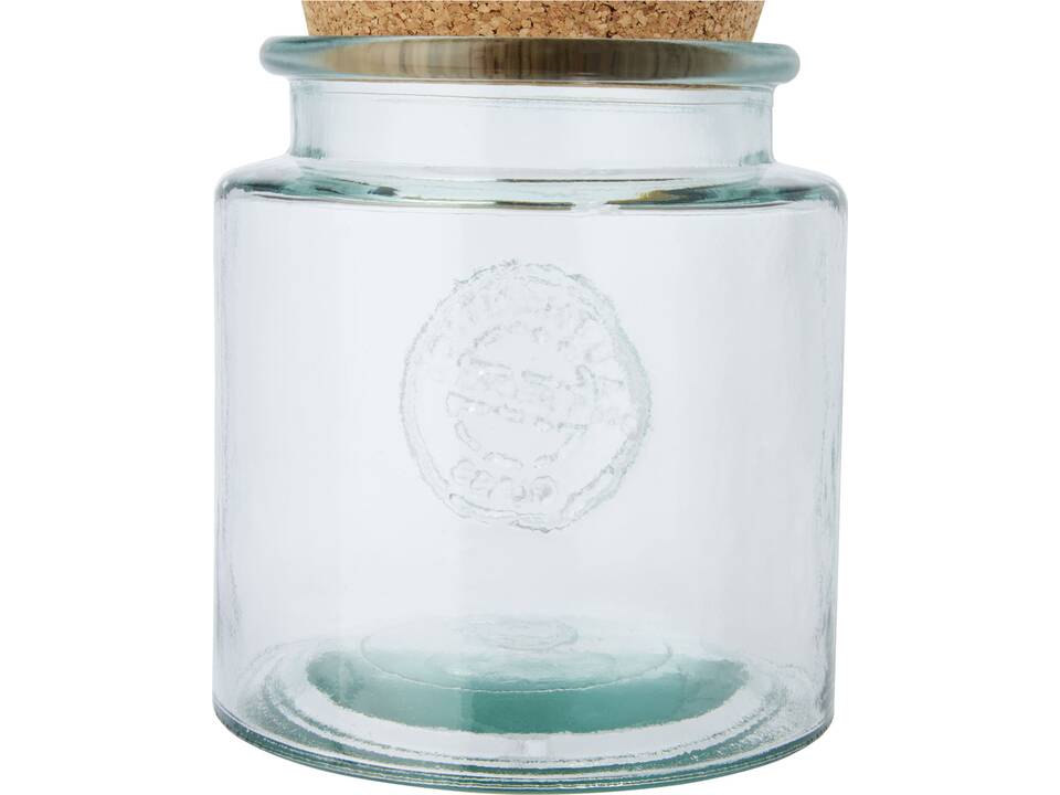 Ensemble Aire de 2 récipients de 1 500 ml en verre recyclé 4