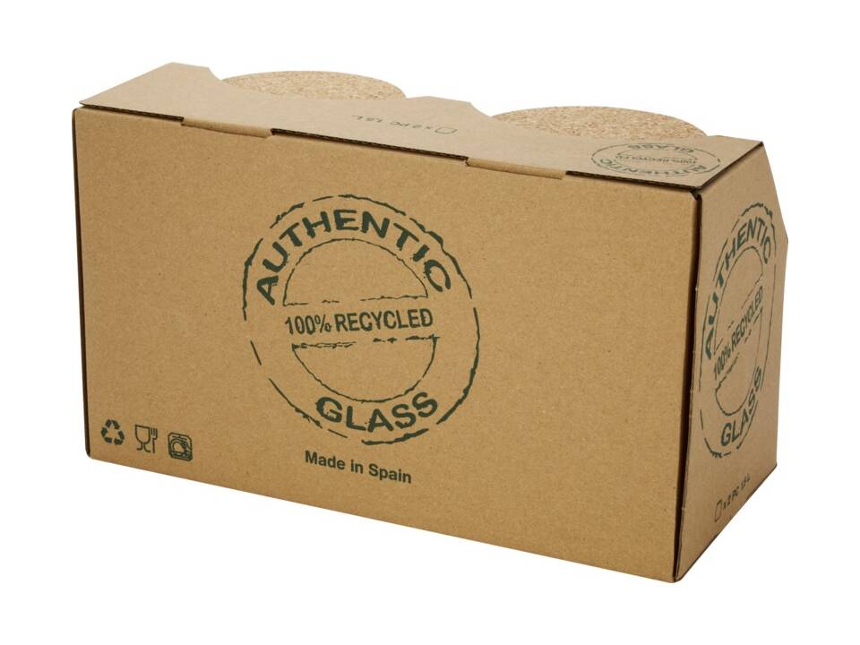 Ensemble Aire de 2 récipients de 1 500 ml en verre recyclé 7