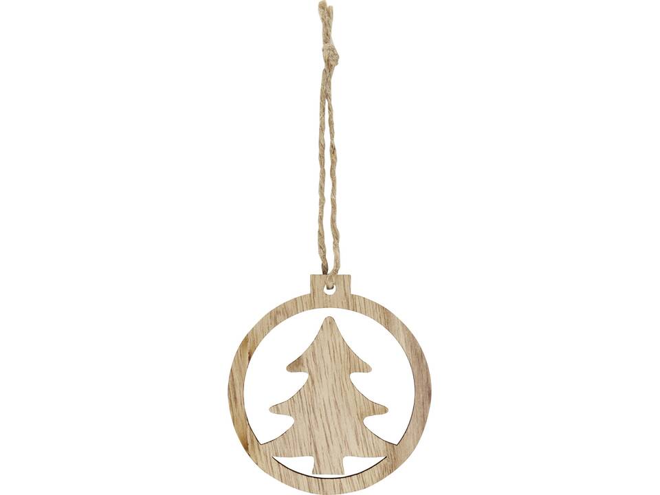 Décoration d'arbre Natall en bois 2