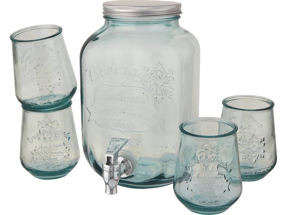 Ensemble Jardim de 5 pièces en verre recyclé 5